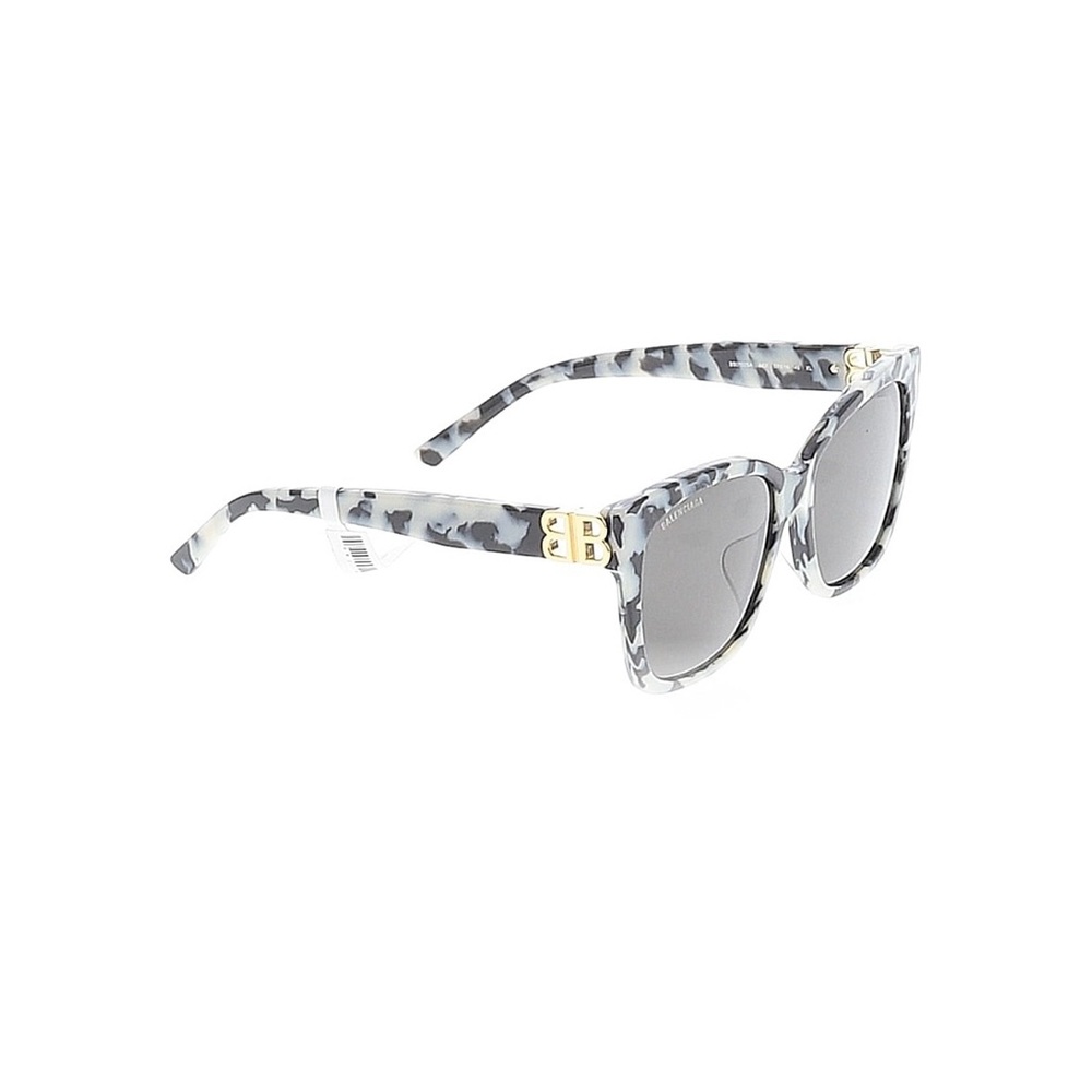 Balenciaga Black and White Camouflage Sunglasses